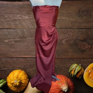 Azazie Terracotta Gown